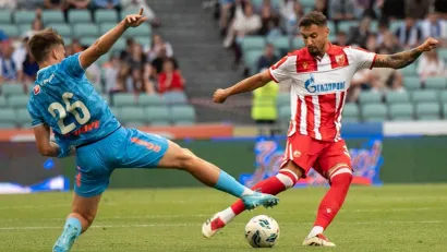 Rade Krunić protiv Zenita (©FK Crvena zvezda)